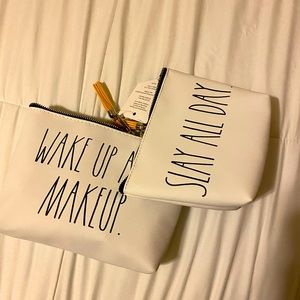 Rae Dunn Cosmetic clutch Duo